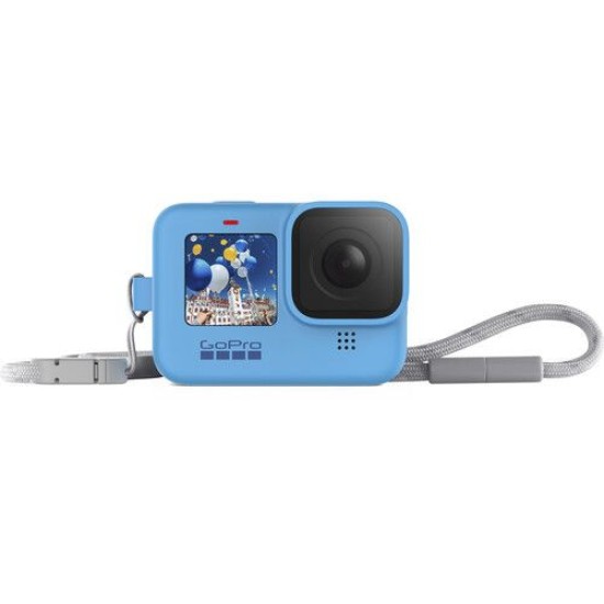 GOPRO SLEEVE + LANYARD FOR HERO 9/10/11 (BLUE)