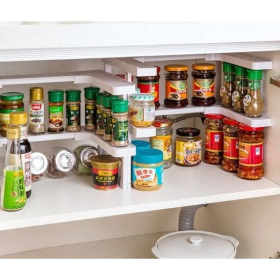 Spices Shelf Patented Stackable Organizer