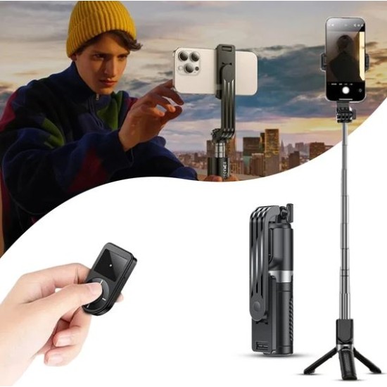 Yesido Extendable Phone Tripod and Selfie Stick with Remote