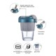 Noof & Hanoof Reusable Glass Coffee Cup - 320ml