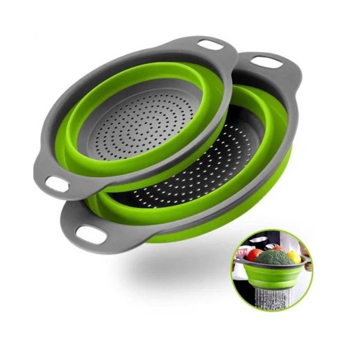 2Pcs Collapsible Filter Sieve Basket