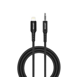 Rocket Lightening  to 3.5mm AUX Audio Adapter Cable - AU05 Rocket Lightening  to 3.5mm AUX Audio Adapter Cable - AU05