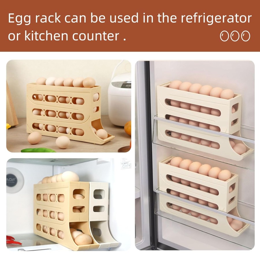 3 Layer Rolling Egg Tray