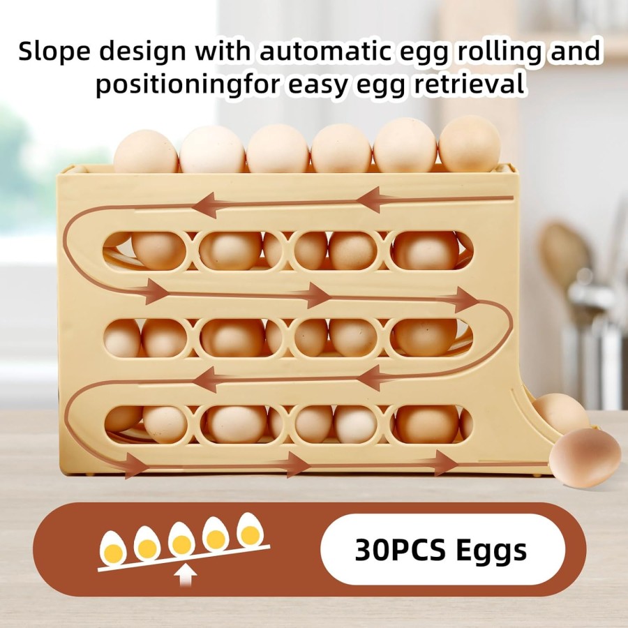 3 Layer Rolling Egg Tray