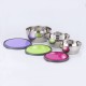 Set of 3 bowls with lids Stainless Steel