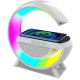 3 in 1 RGB GOOGLE Atmosphere BT Music Wirelesa Charging Lamp BT2301