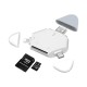 Magnetic 3 in 1 SD Card Reader Magnetic 3 in 1 SD Card Reader