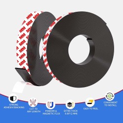 3M Glue Flexible Magnetic Self-Adhesive Strip 3M Glue Flexible Magnetic Self-Adhesive Strip