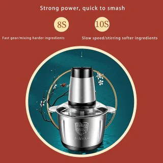 Powerful Meat Grinder Electric Food Chopper 2 Speeds 300w