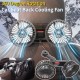 3-Speed Car Headrest Cooling Fan – Rear Seat Air Circulator