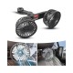 3-Speed Car Headrest Cooling Fan – Rear Seat Air Circulator