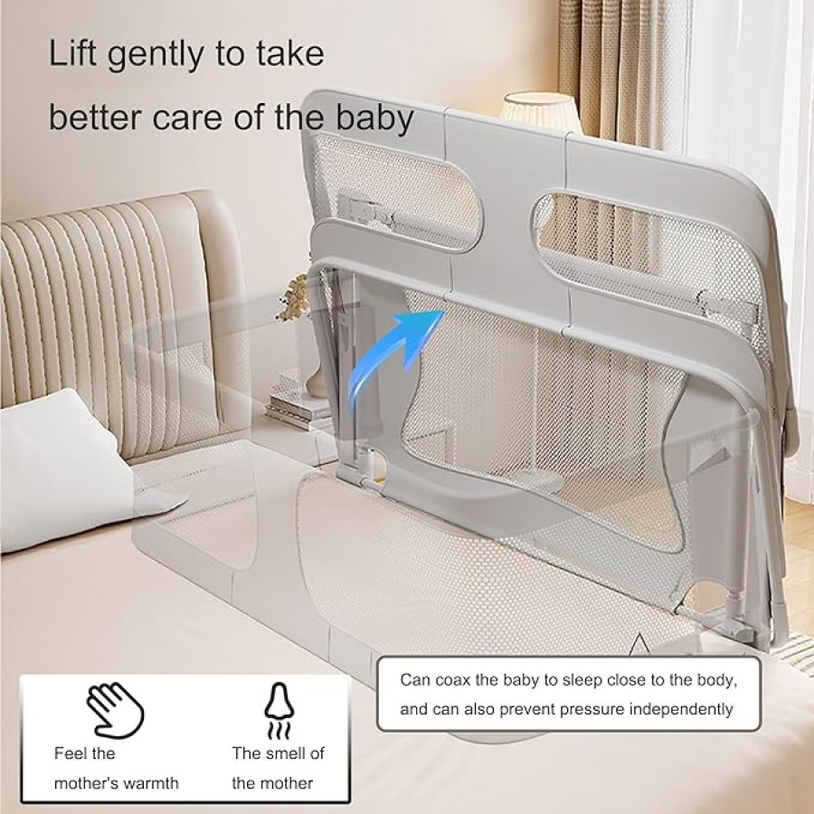 3-in-1 Foldable Crib & Bedside Bassinet 3-in-1 Foldable Crib & Bedside Bassinet