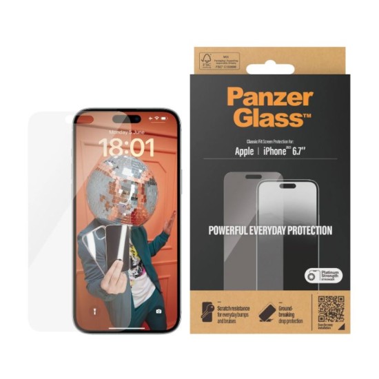 PanzerGlass iPhone 15 Plus (6.7") - Classic Fit