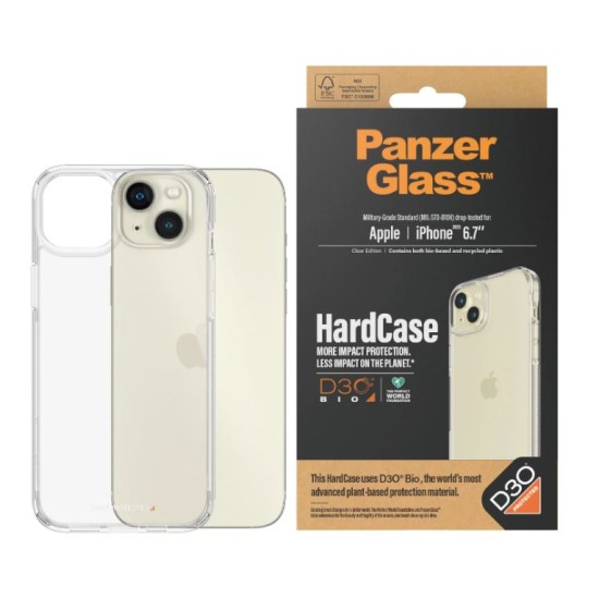 PanzerGlass iPhone 15 Plus (6.7") Hard Case with D3O