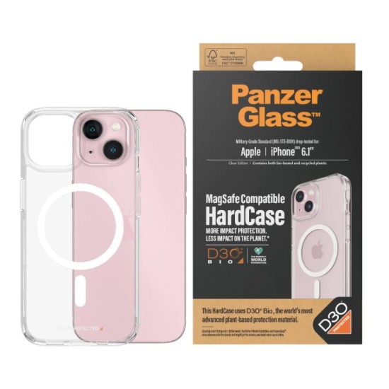 PanzerGlass iPhone 15 (6.1") Hard Case Magsafe with D3O