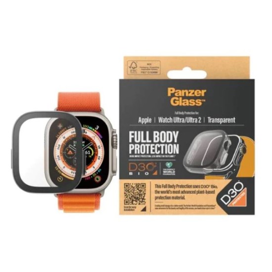 PanzerGlass Watch Full Body Ultra 1 & 2 49mm Clear with D30
