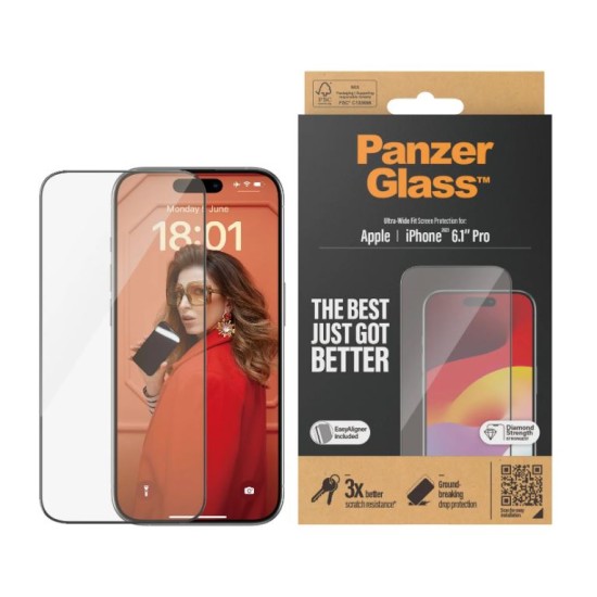 PanzerGlass iPhone 15 Pro (6.1") - UWF Clear