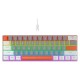 SUNNYSEE K61 Mechanical Keyboard in White - Blue Switch