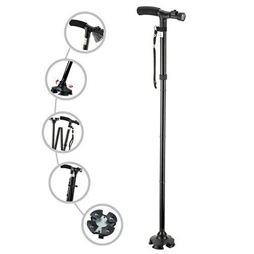 Magic Cane Folding LED Safety Walking Stick