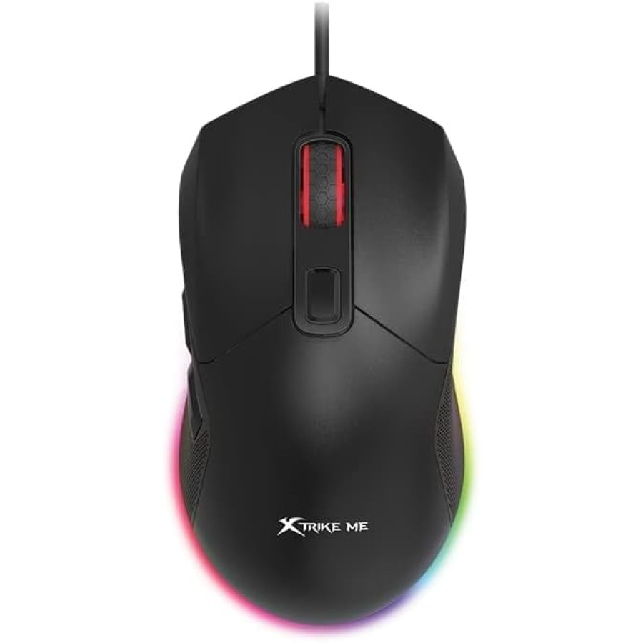 XTRIKE ME GM316 RGB Gaming Mouse - Optical Sensor 7,200 DPI  - Black
