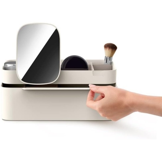 Cosmetic Organizer with Removable Mirror