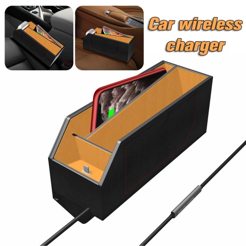 3IN1 Wireless Charging Car Storage Box