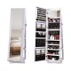 Jewelry Box Jewelry Storage Cabinet with Mirror, 360° Rotating Jewelry