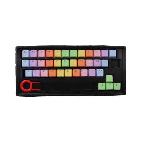 37 Keycaps PBT Colorful Keycap For Mechanical Keyboard