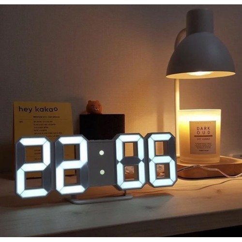 LED Digital Multifunctional USB Plug-in Clock Electronic Alarm