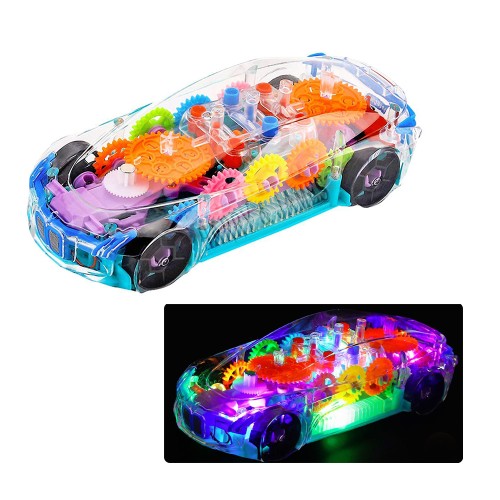 3D Robot Racing Car Transparent Concept Toy