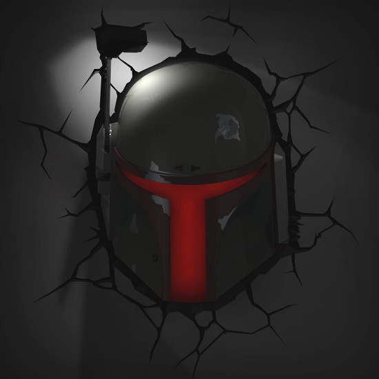 3D Decor FX Star Wars Boba Fett Wall Light