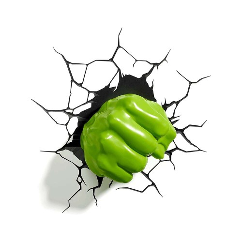 3D Decor Marvel Hulk Fist Wall Light