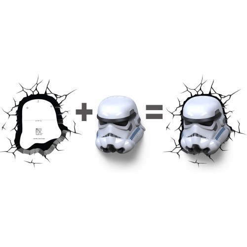 3D Decor FX Star Wars Storm Trooper Wall Light