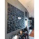 3D Decorative Wall Panel (50x50cm) 1 Panel - Black