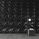 3D Decorative Wall Panel (50x50cm) 10 Panels - Black