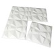 3D Decorative Wall Panel (50x50cm) 10 Panels - White