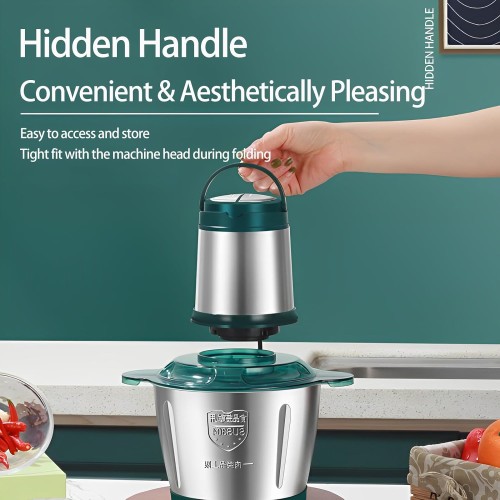 3L Stainless Steel Electric Meat Grinders Food Processor 300W