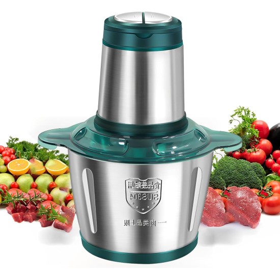 3L Stainless Steel Electric Meat Grinders Food Processor 300W