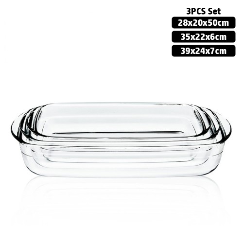 Noof & Hanoof Rectangle Shape dish - set of 3pcs