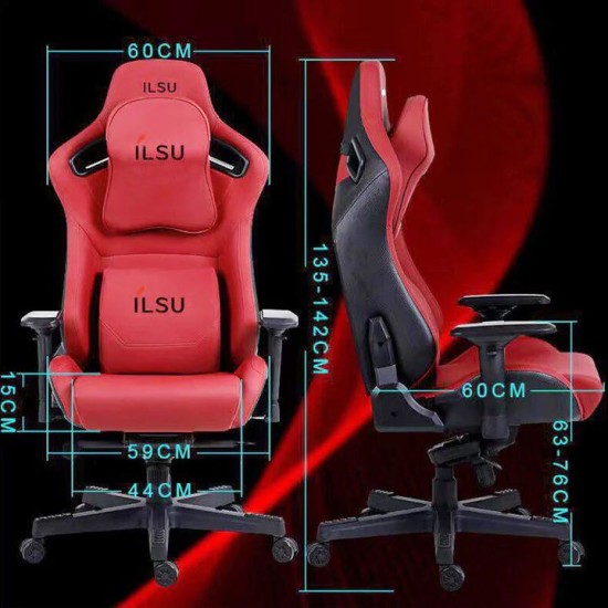 ILSU Knight Series Gaming Chair - Red