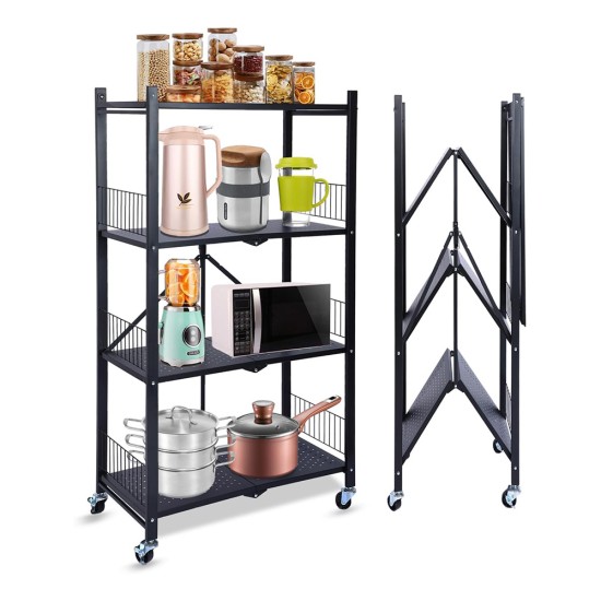  4-Tier Foldable Kitchen Storage Sheleve