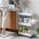 4 Tier Slim Rolling Storage Cart 4 Tier Slim Rolling Storage Cart