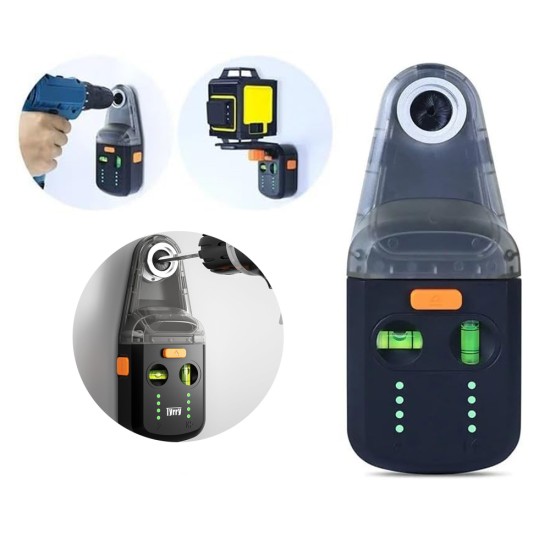  4-in-1 Laser Level Tool with Line Laser Drill Dust Collector