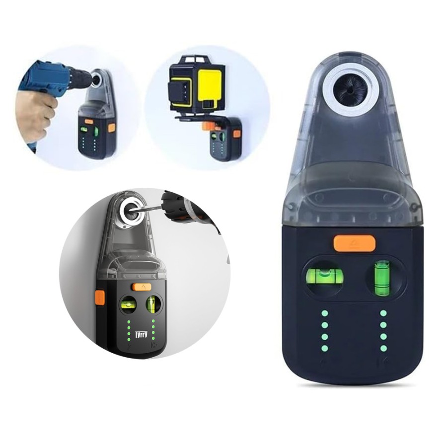  4-in-1 Laser Level Tool with Line Laser Drill Dust Collector