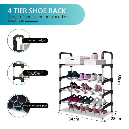 5 Tier Portable Lightweight Shoe Storage Organizer