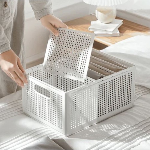 Divided Clothes Storage Boxes (Large - 5 Grids)