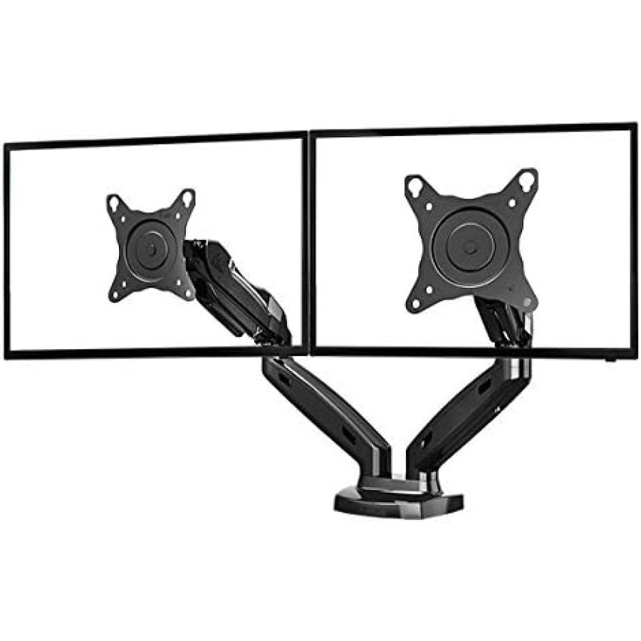 NB North Bayou Dual Monitor Desk Mount Stand Full Motion Swivel Computer Monitor Arm