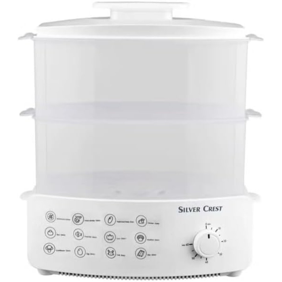 Multi-Functional Electric Steamer 12L Capacity with Quick Steam Technology 1500W