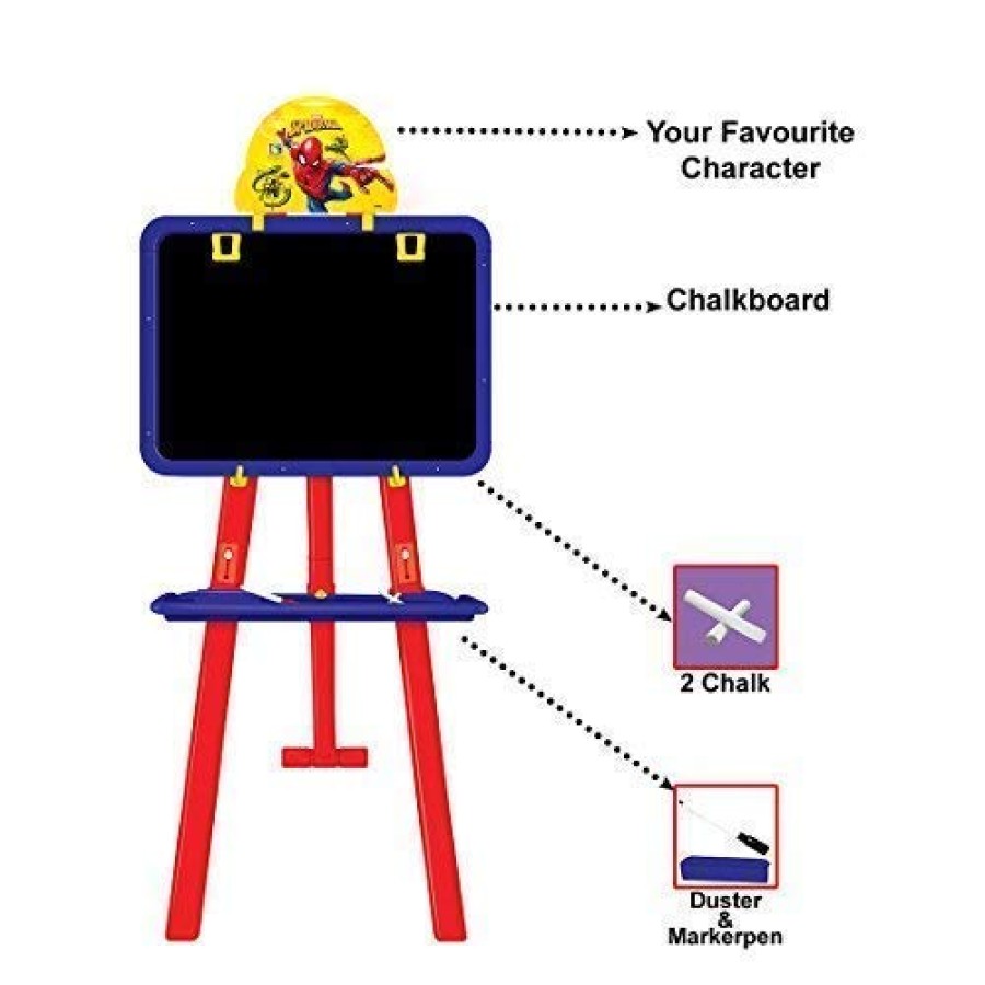 Spiderman Learning Easel Included Magnetic Letters