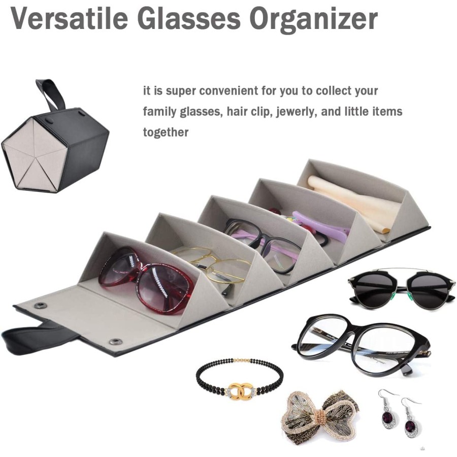 Foldable Sunglasses Organizer Case